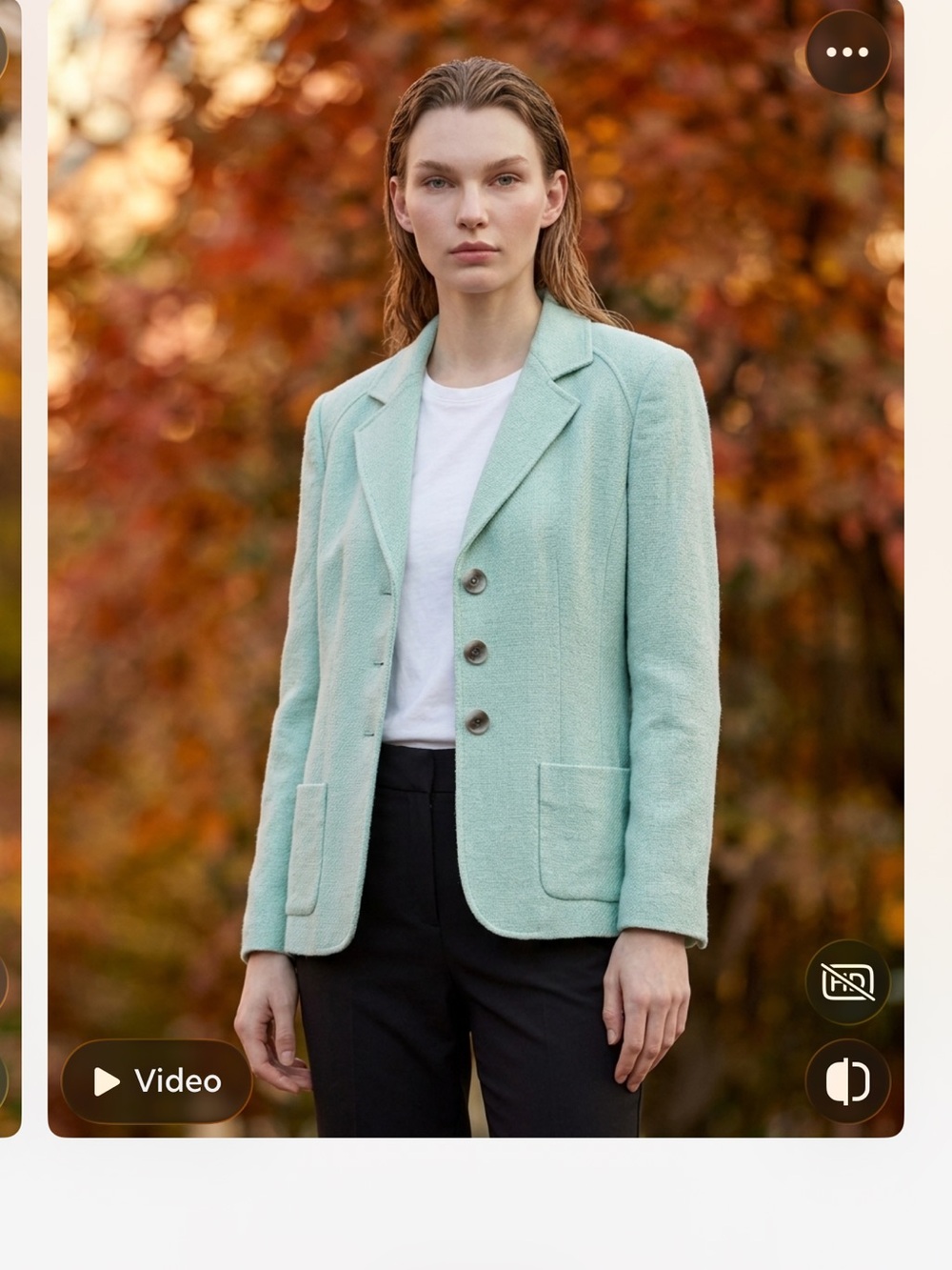Carlisle Mint Green Tailored Blazer Jacket